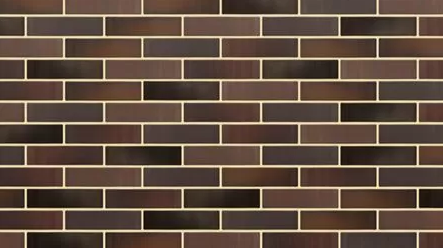 КИРПИЧ ВКЗ БАВАРСКАЯ КЛАДКА С ФЛЕШ ОБЖИГОМ ГРАФИТ ГЛАДКИЙ 1NF